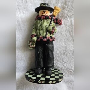 Vintage Plum Pudding Snowman